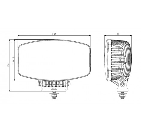reflektor halogenowy LED