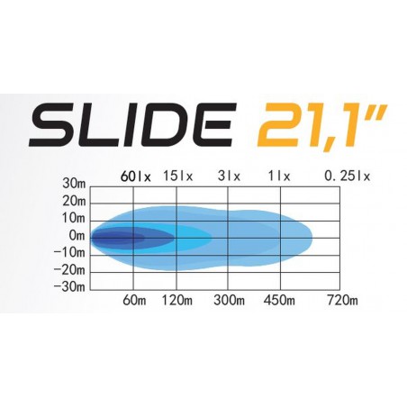 Halogen reflektor drogowy dalekosiężny LED BAR SKYLED SLIDE 21,1" (534 mm)