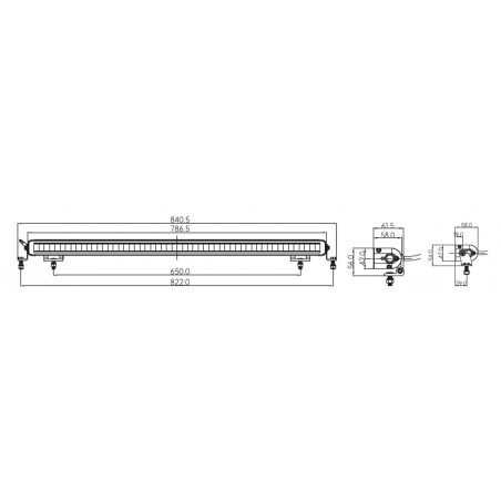 Halogen reflektor drogowy dalekosiężny LED BAR SKYLED SLIDE 31" LED BAR (786,5 mm)