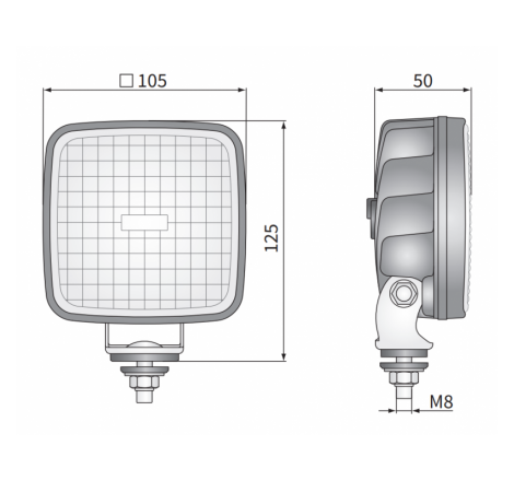 Lampa cofania LED