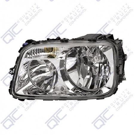 Reflektor lampa przednia lewa ster. elektr. Mercedes Actros MP3