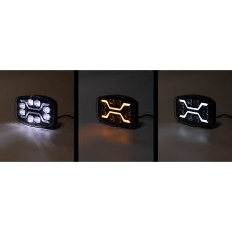Halogen Reflektor Drogowy Dalekosiężny LED Spider-X / stroboskop
