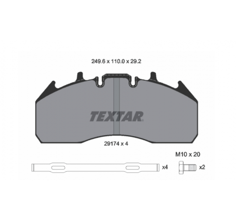 Klocki hamulcowe Ford F-MAX Textar | Truck Zone