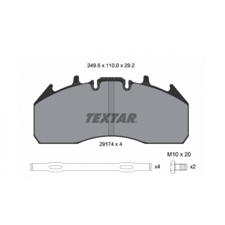 Klocki hamulcowe Ford F-MAX Textar | Truck Zone