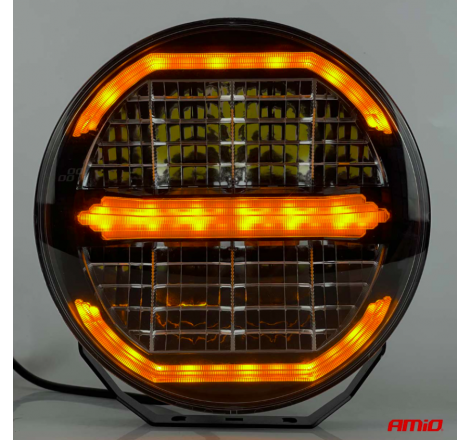 Halogen reflektor drogowy dalekosiężny LED z funkcją świateł pozycyjnych 112W 12V 24V