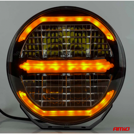 Halogen reflektor drogowy dalekosiężny LED z funkcją świateł pozycyjnych 112W 12V 24V