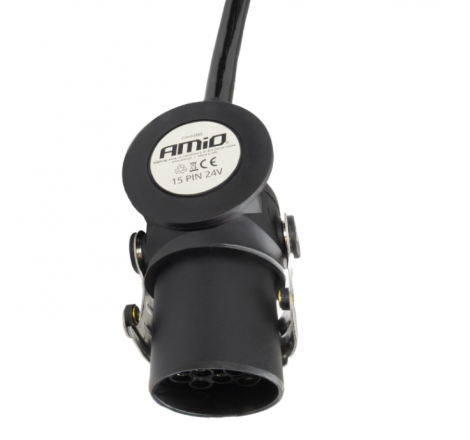Przewód spiralny naczepy TIR 2x 15 PIN 5m 24V | Truck Zone