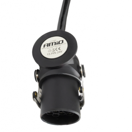 Przewód spiralny naczepy TIR 2x 15 PIN 5m 24V | Truck Zone