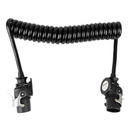 Przewód spiralny naczepy TIR 2x 15 PIN 5m 24V | Truck Zone