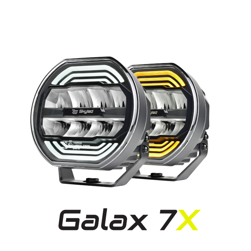 Halogen reflektor drogowy dalekosiężny SKYLED Galax 7X FI177