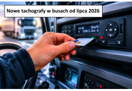 Nowe tachografy do busów od lipca 2026 - Jaki wybrać ?
